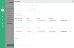 Acquire Learning student management and scheduling interface
