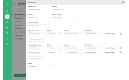 Acquire Learning student record create, read, update, and delete operations interface