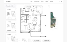 ELEVATE project unit floorplan preview