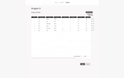 ELEVATE unit table edit view