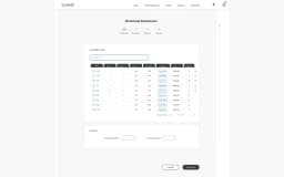 ELEVATE preferred units worksheet screen