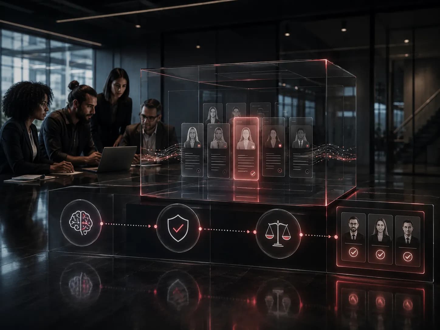 AI-qualified technical talent team for enterprise staffing