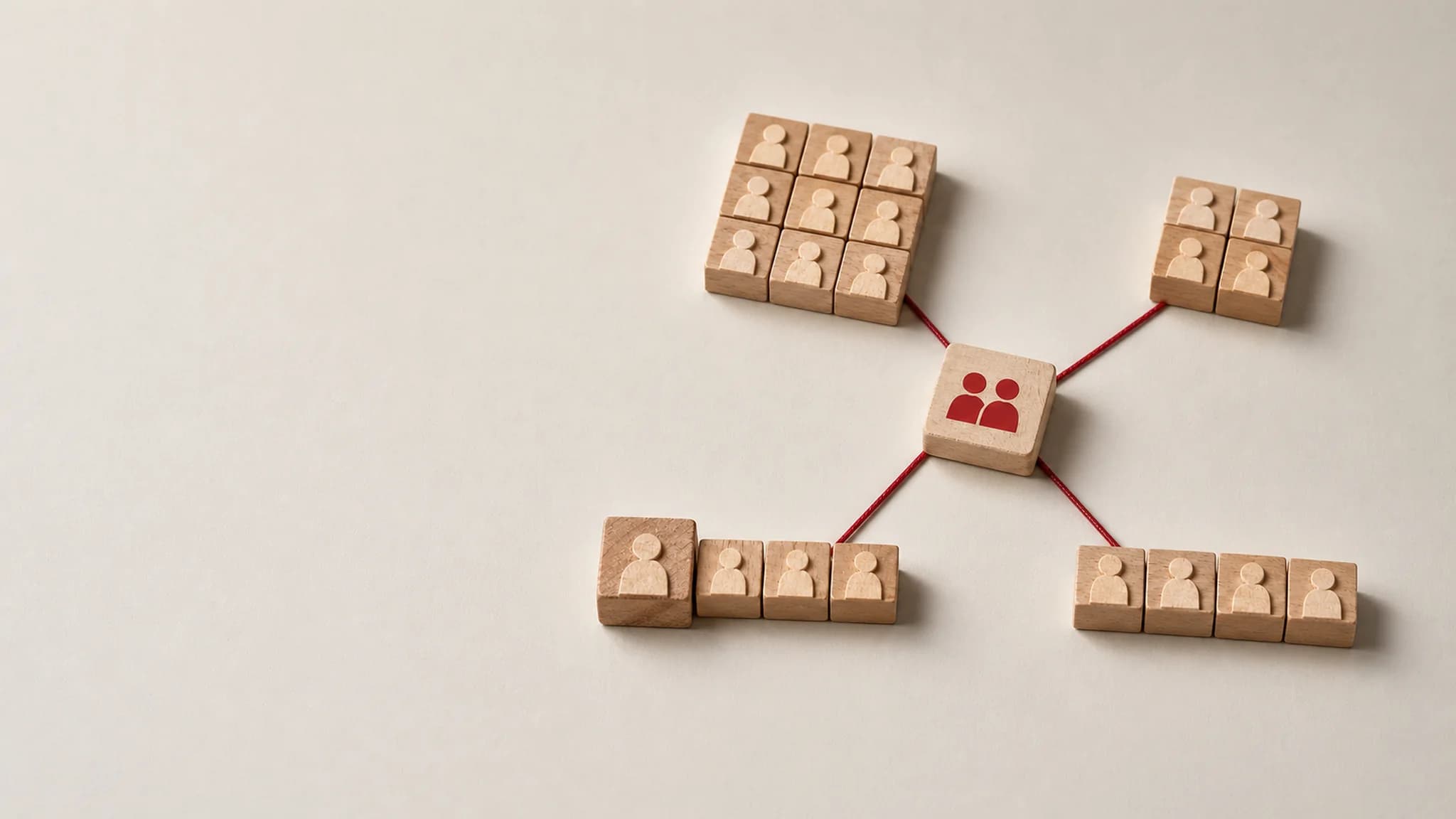 Four buyer groups connected to one AI staffing partner